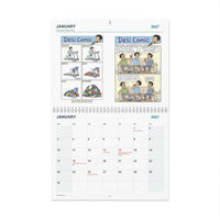 Desi Comic 2027 Wall Calendar — 11 × 8.5 inches