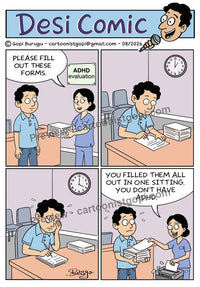 ADHD paperwork