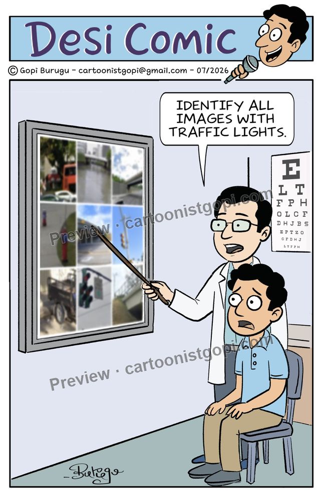 Eye test Captcha