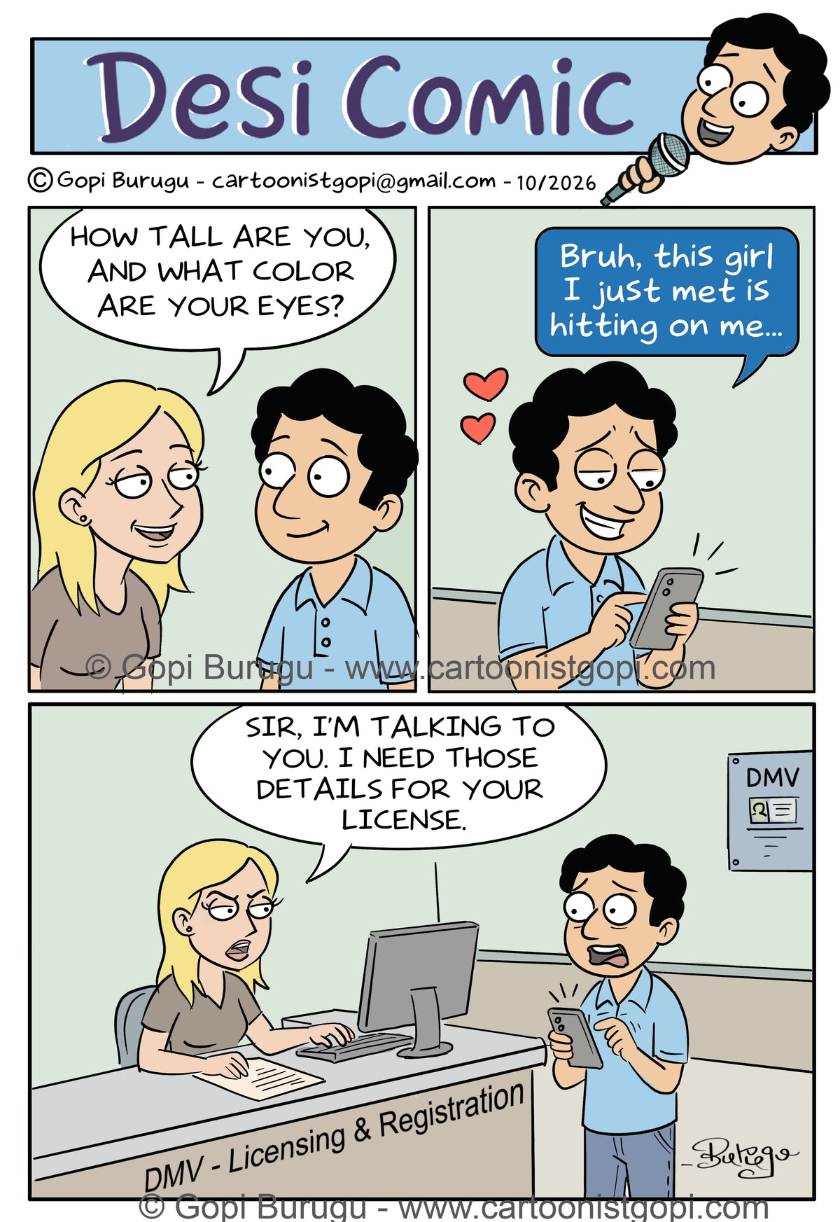 DMV Hitting on Me