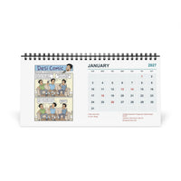 Desi Comic 2027 Desk Calendar — 10 × 5 inches