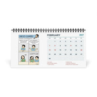 Desi Comic 2027 Desk Calendar — 10 × 5 inches