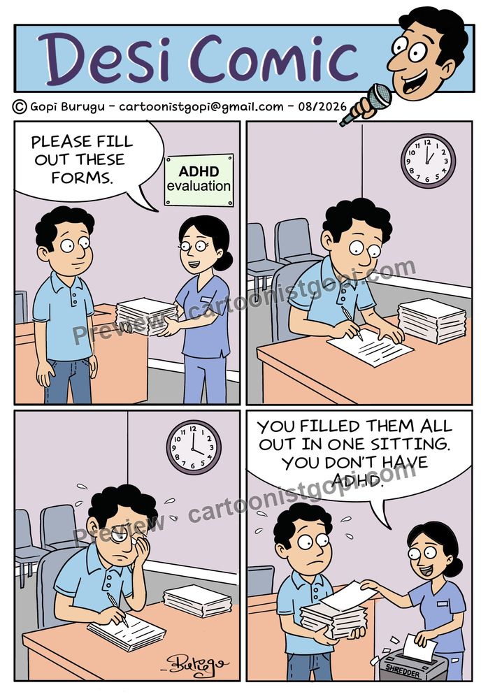 ADHD paperwork