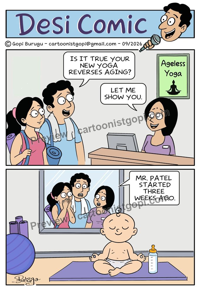 Ageless yoga baby
