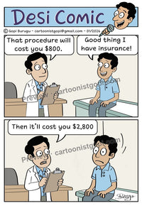 More expensive when you have Insurance