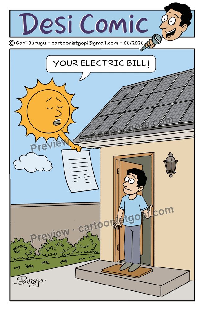 Solar electricity bill