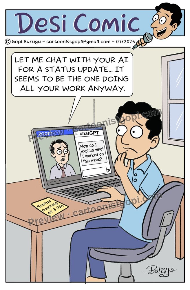 Status meetings with AI