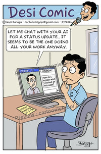 Status meetings with AI
