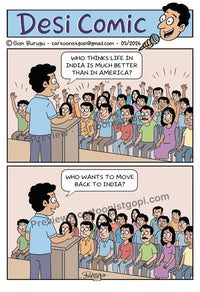 Who wants to go back to India